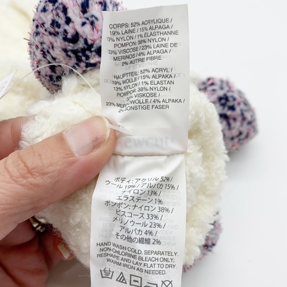 Crewcuts J. Crew Double Pom Pom Mittens Size M - Picture 5 of 11